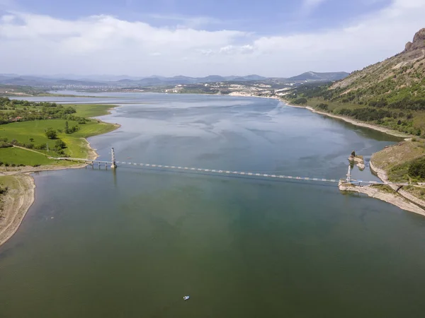 Luchtfoto Van Studen Kladenets Reservoir Regio Kardzhali Bulgarije — Stockfoto