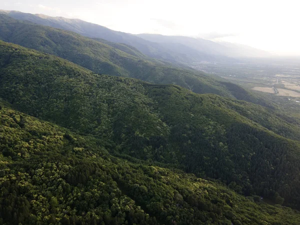 Αεροφωτογραφία Του Βουνού Μπελασίτσα Κοντά Στην Πόλη Πέτριχ Της Βουλγαρίας — Φωτογραφία Αρχείου