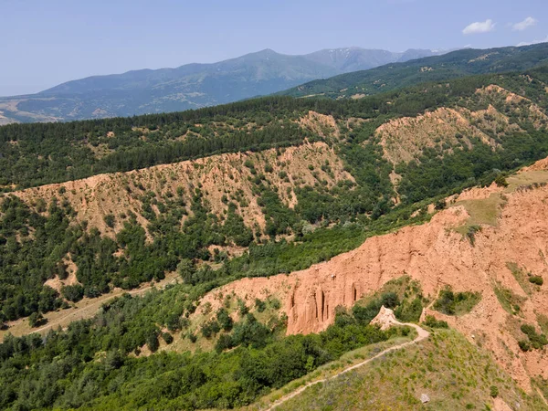 Amazing Aerial View Rock Formation Stob Piramisok Rila Mountain Kyustendil — Stock Fotó