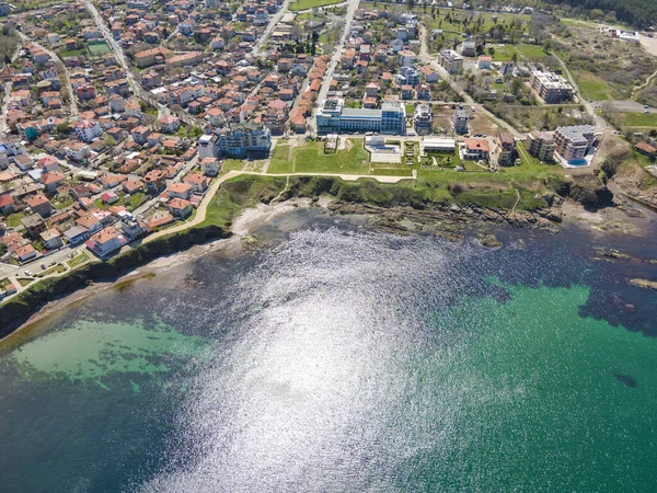 Úžasný Letecký Pohled Město Ahtopol Burgas Region Bulharsko — Stock fotografie