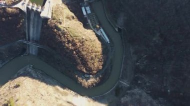 Bulgaristan 'ın Kardzhali Barajı' nın İnanılmaz Havadan Görünümü