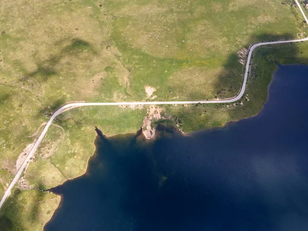 Prachtig Uitzicht Vanuit Lucht Belmeken Dam Rila Berg Bulgarije — Stockfoto