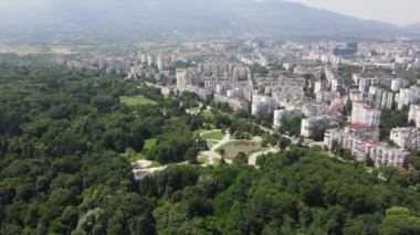 Bulgaristan 'ın Sofya kentindeki South Park' ın şaşırtıcı hava manzarası