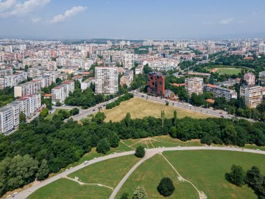 Bulgaristan 'ın Sofya kentindeki South Park' ın şaşırtıcı hava manzarası