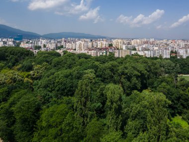 Bulgaristan 'ın Sofya kentindeki South Park' ın şaşırtıcı hava manzarası