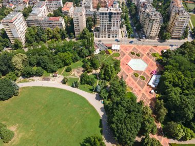 Bulgaristan 'ın Sofya kentindeki South Park' ın şaşırtıcı hava manzarası