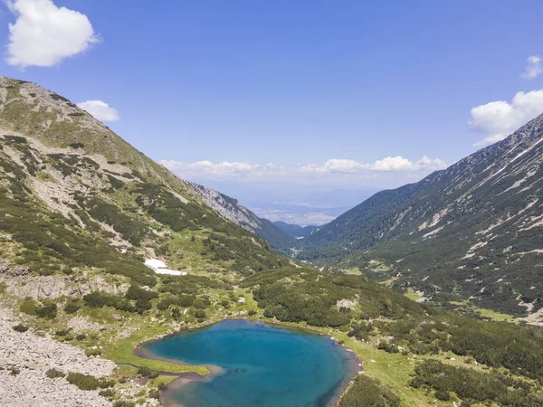 Muratovo Gölü Pirin Dağı Bulgaristan Şaşırtıcı Hava Manzarası — Stok fotoğraf