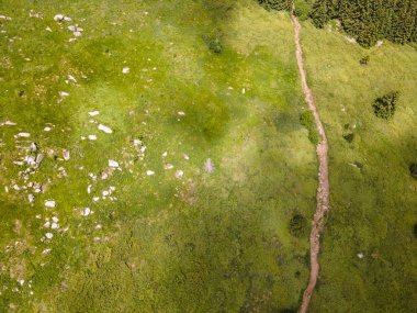 Aerial view of Vitosha Mountain, Sofia City Region, Bulgaria