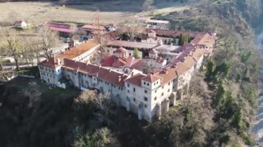 Bulgaristan 'ın başkenti Meryem Ana' nın Ortaçağ Bachkovo Manastırı Havacılık Manastırı