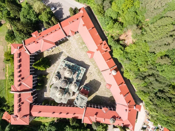 Amazing Aerial View Rila Monastery Kyustendil Region Bulgaria — Stock Photo, Image