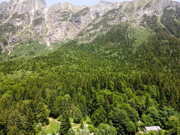 Luftaufnahme Des Rila Gebirges Der Nähe Von Kirilova Poljana Kyrill — Stockfoto
