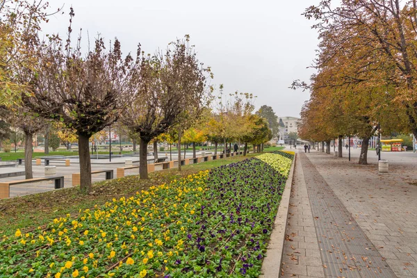 Pleven Bulgarije November 2020 Panorama Van Het Centrum Van Stad — Stockfoto