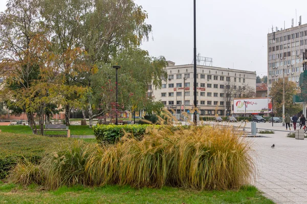 Pleven Bulgarije November 2020 Panorama Van Het Centrum Van Stad — Stockfoto