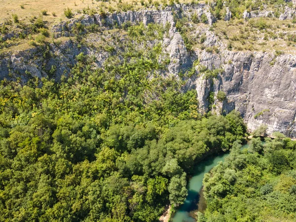 Aerial View Iskar Panega Geopark Gold Panega River Lovech Region — Stock Photo, Image