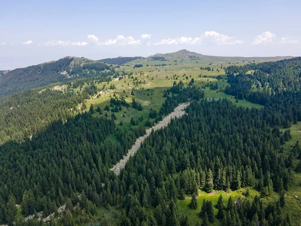 Luchtfoto Van Konyarnika Gebied Vitosha Mountain Sofia City Region Bulgarije — Stockfoto