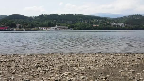 Vue Aérienne Été Lac Pancharevo Région Sofia Bulgarie — Video