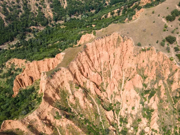 岩の形成の素晴らしい空中ビューストブピラミッド リラ山 Kyustendil地域 ブルガリア — ストック写真