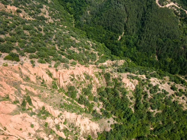 Amazing Aerial View Rock Formation Stob Piramisok Rila Mountain Kyustendil — Stock Fotó