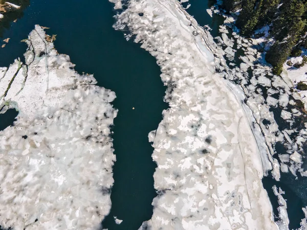 Veduta Aerea Del Lago Suhoto Lago Asciutto Montagna Rila Regione — Foto Stock