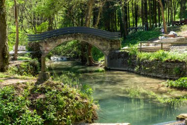 Kruşuna Şelaleleri, Lovech bölgesi, Bulgaristan 'ın inanılmaz manzarası