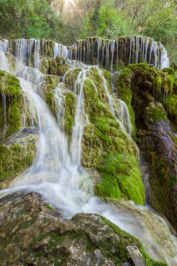Kruşuna Şelaleleri, Lovech bölgesi, Bulgaristan 'ın inanılmaz manzarası