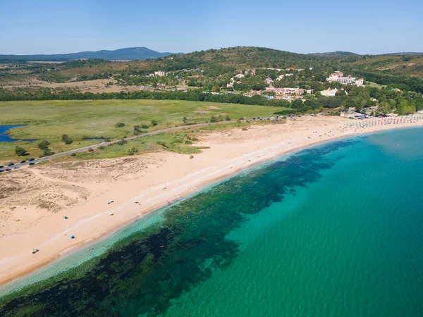 Aerial View Driver Beach Alepu Resort Dyuni Burgas Region Bulgaria — Stock Photo, Image