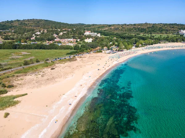 Luchtfoto Van Driver Beach Alepu Buurt Van Dyuni Burgas Region — Stockfoto