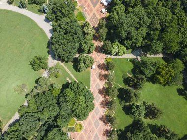 Bulgaristan 'ın Sofya kentindeki South Park' ın şaşırtıcı hava manzarası