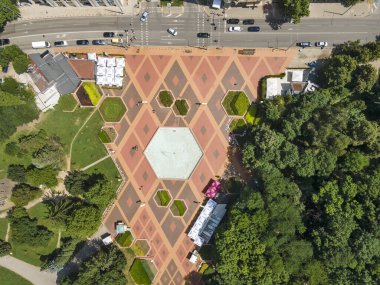 Bulgaristan 'ın Sofya kentindeki South Park' ın şaşırtıcı hava manzarası