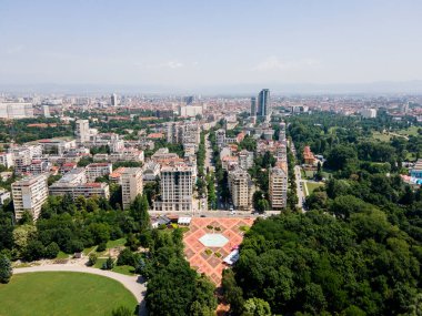 Bulgaristan 'ın Sofya kentindeki South Park' ın şaşırtıcı hava manzarası