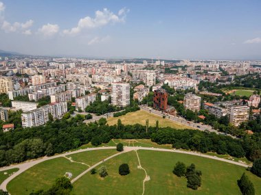 Bulgaristan 'ın Sofya kentindeki South Park' ın şaşırtıcı hava manzarası