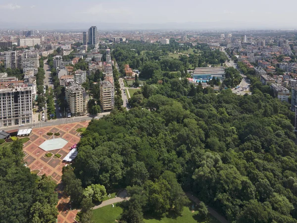 Vista Aérea Surpreendente South Park Cidade Sofia Bulgária — Fotografia de Stock