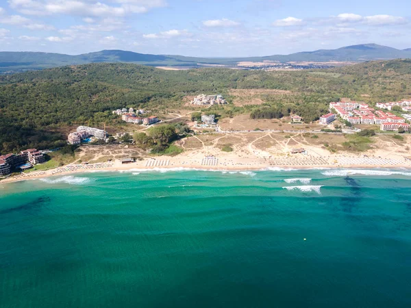 Vista Aérea Playa Smokinya Cerca Sozopol Región Burgas Bulgaria — Foto de Stock