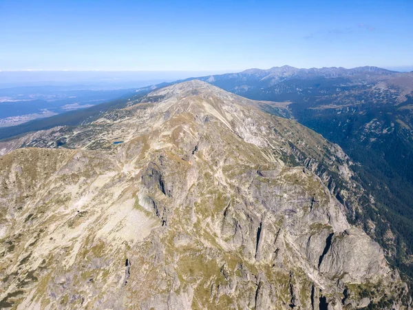 Incroyable Vue Aérienne Montagne Rila Près Pic Malyovitsa Bulgarie — Photo