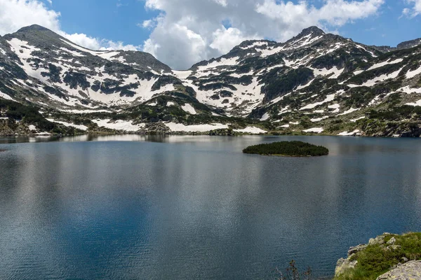Дивовижний Літній Пейзаж Озера Попово Гора Пірін Болгарія — стокове фото