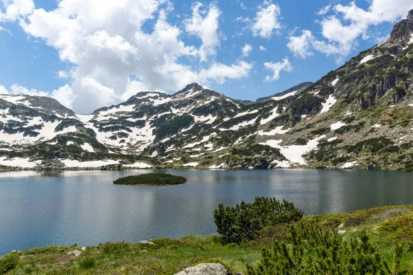 Geweldige Zomer Landschap Van Popovo Lake Pirin Mountain Bulgarije — Stockfoto