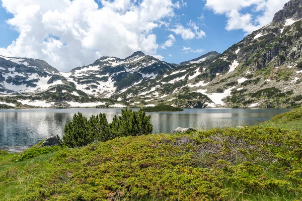 Fantastisk Sommarlandskap Popovo Lake Berget Pirin Bulgarien — Stockfoto