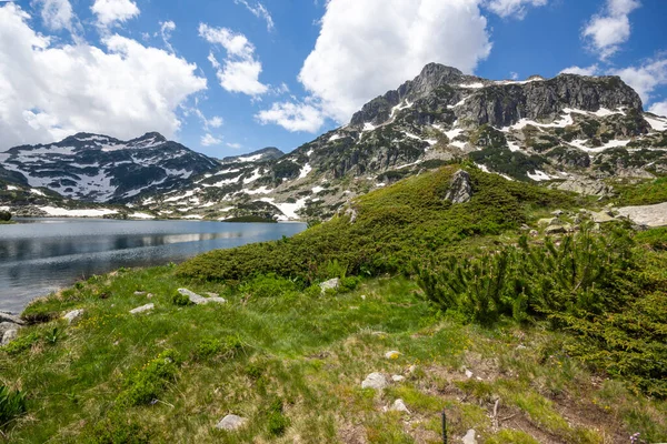 Incredibile Paesaggio Estivo Del Lago Popovo Pirin Mountain Bulgaria — Foto Stock