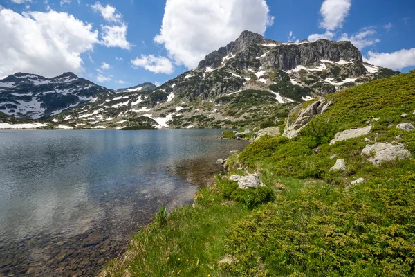 Geweldige Zomer Landschap Van Popovo Lake Pirin Mountain Bulgarije — Stockfoto
