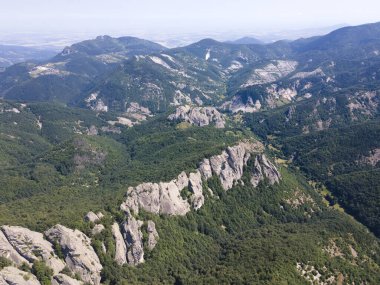 Belintash 'ın havadan görünüşü - Bulgaristan' ın Rodop Dağlarındaki tanrı Sabazios 'a adanmış antik tapınak