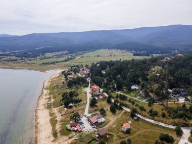 Bulgaristan 'ın Batak Reservoir, Pazardzhik bölgesinin hava manzarası