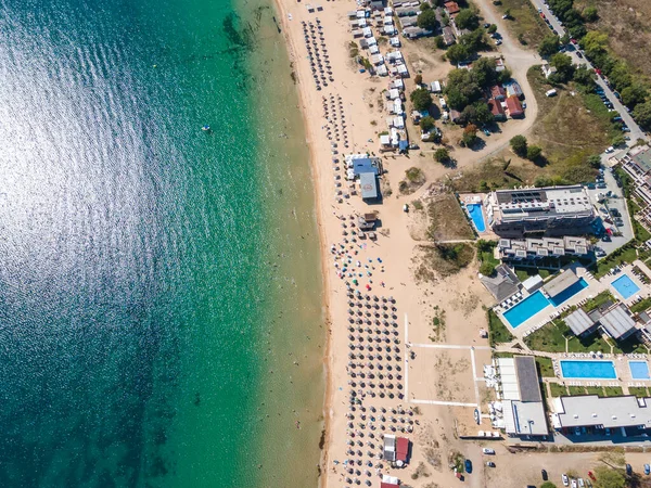 Aerial View Gradina Garden Beach Town Sozopol Burgas Region Bulgaria — Stock Photo, Image