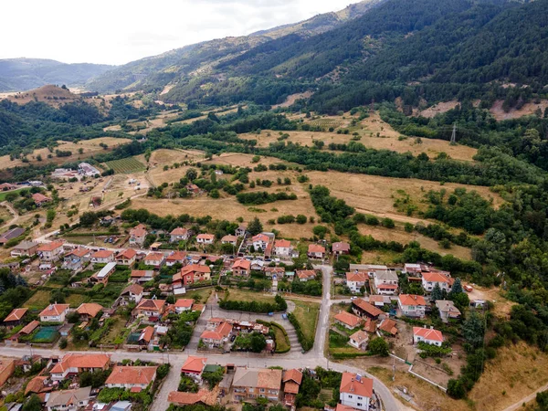 Bulgaristan Filibe Bölgesi Nin Tarihi Klisura Kentinin Hava Manzarası — Stok fotoğraf