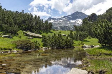Küçük Dağ nehri ve Banderishki Chukar Tepesi, Pirin Dağı, Bulgaristan
