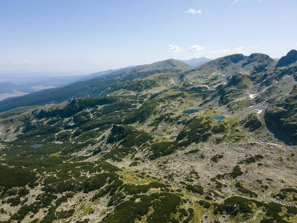 Amazing Aerial View Rila Mountain Camel Peak Bulgaria — Stok Foto