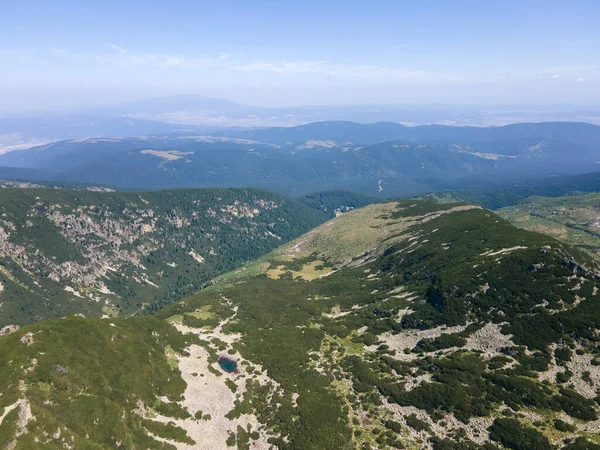 Erstaunliche Luftaufnahme Des Rila Gebirges Der Nähe Des Kamelgipfels Bulgarien — Stockfoto