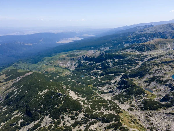 Vista Aérea Incrível Montanha Rila Perto Pico Camelo Bulgária — Fotografia de Stock