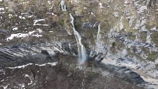 Удивительный Вид Врачанскую Скаклию Самый Высокий Водопад Балканах Вблизи Города — стоковое видео