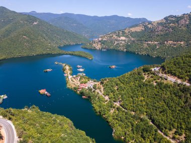 Vacha (Antonivanovtsi) Reservoir, Rodop Dağları, Filibe Bölgesi, Bulgaristan