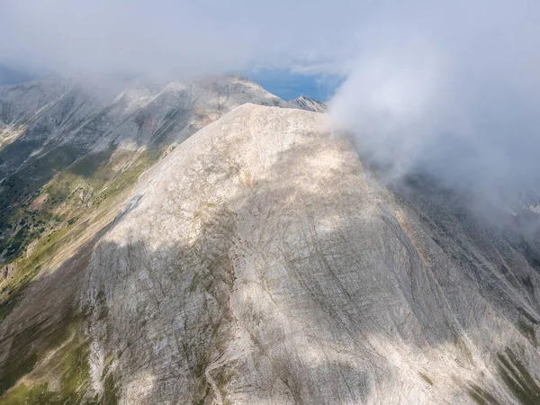 Úžasný Letecký Pohled Vihren Peak Pirin Mountain Bulharsko — Stock fotografie
